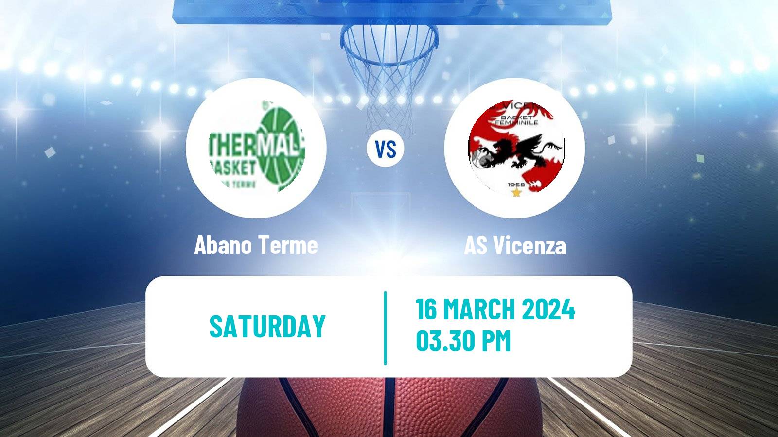 Basketball Serie A2 Basketball Women Group B Abano Terme - Vicenza