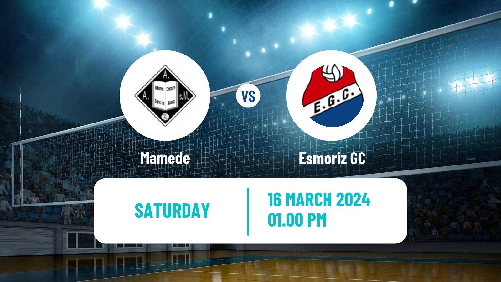 Volleyball Portuguese Campeonato Nacional Volleyball Mamede - Esmoriz GC
