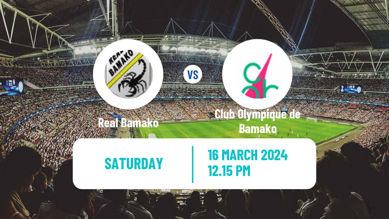 Football Malian Première Division Real Bamako - Club Olympique de Bamako