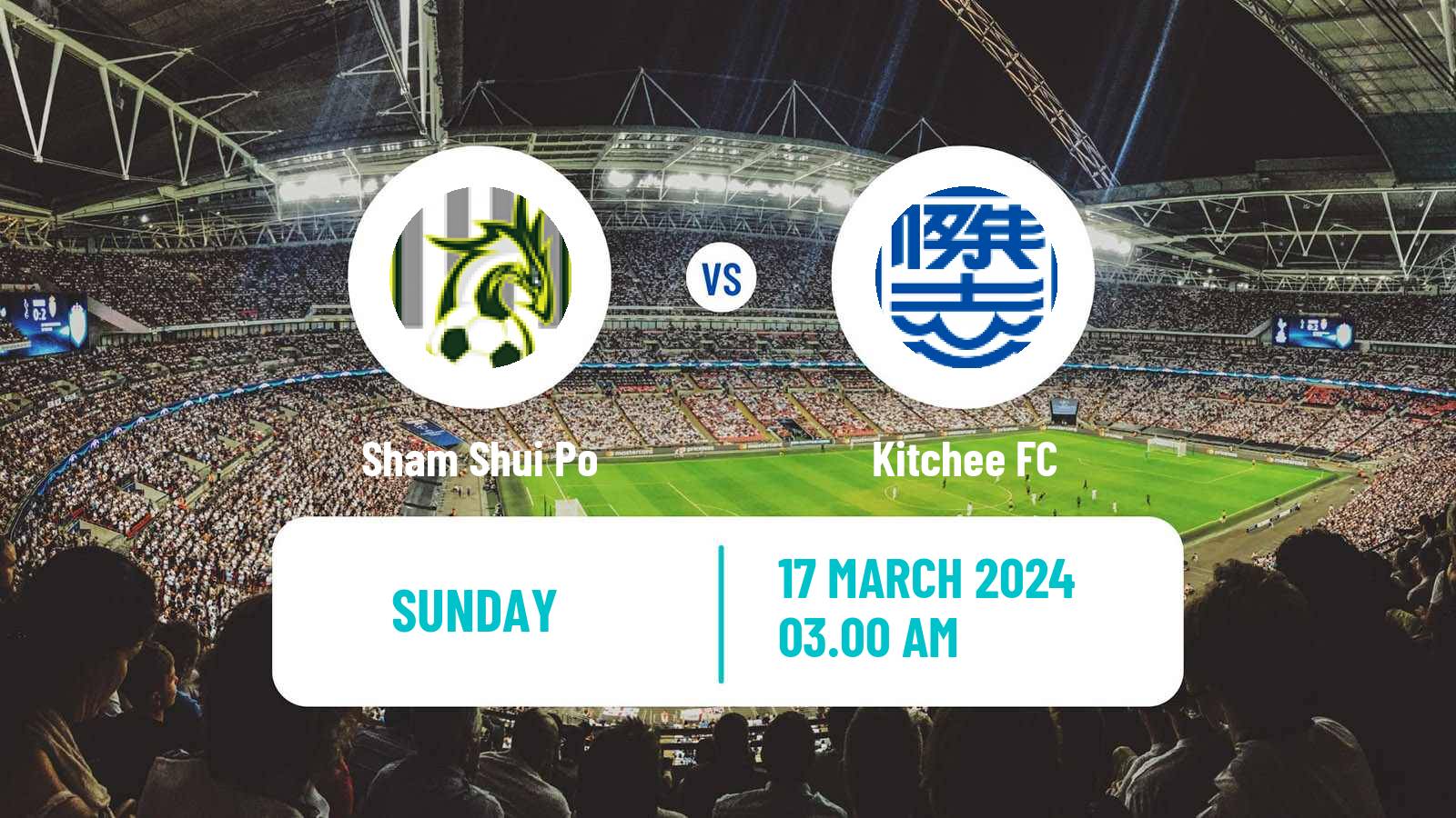 Soccer Hong Kong Premier League Sham Shui Po - Kitchee