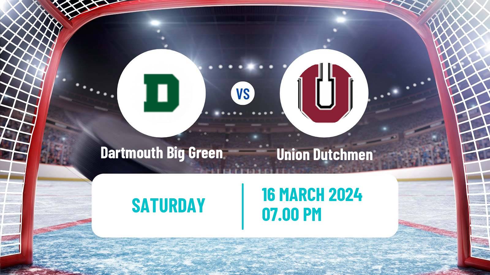 Hockey NCAA Hockey Dartmouth Big Green - Union Dutchmen