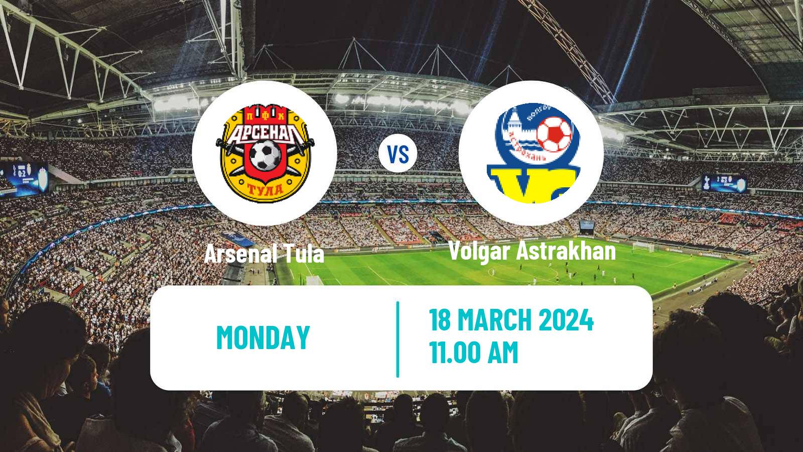 Soccer Russian FNL Arsenal Tula - Volgar Astrakhan