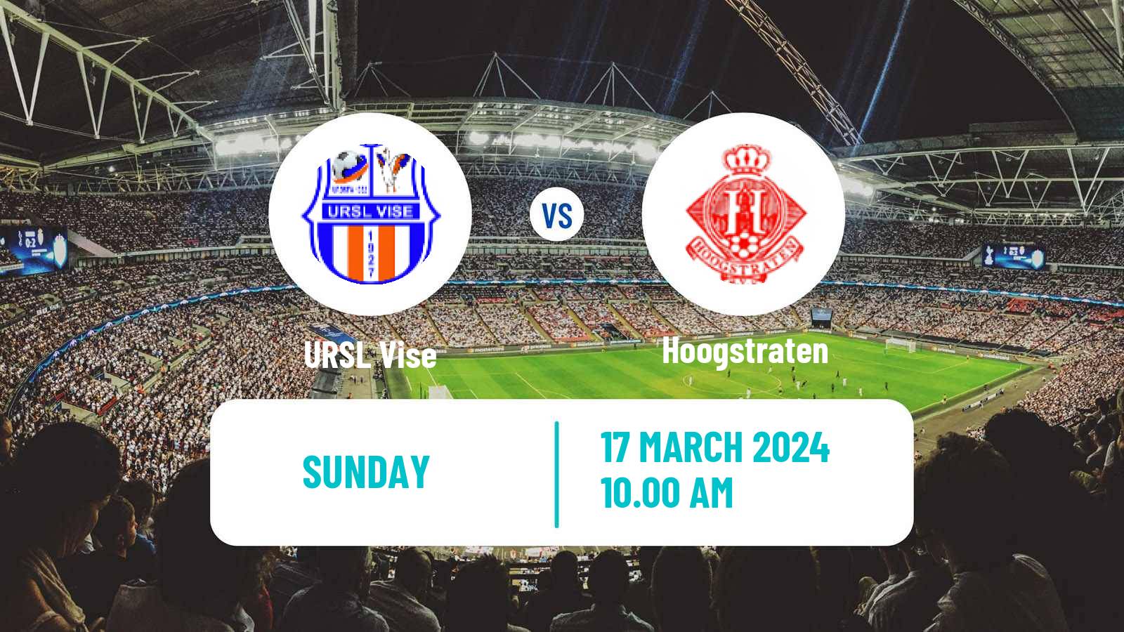 Soccer Belgian National Division 1 URSL Vise - Hoogstraten