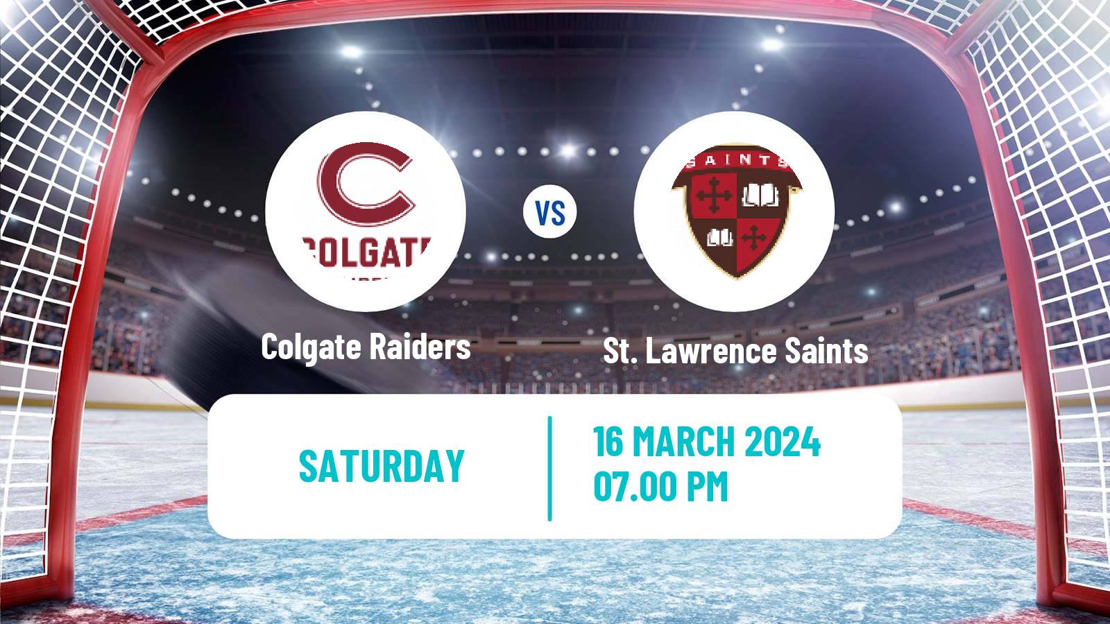 Hockey NCAA Hockey Colgate Raiders - St. Lawrence Saints