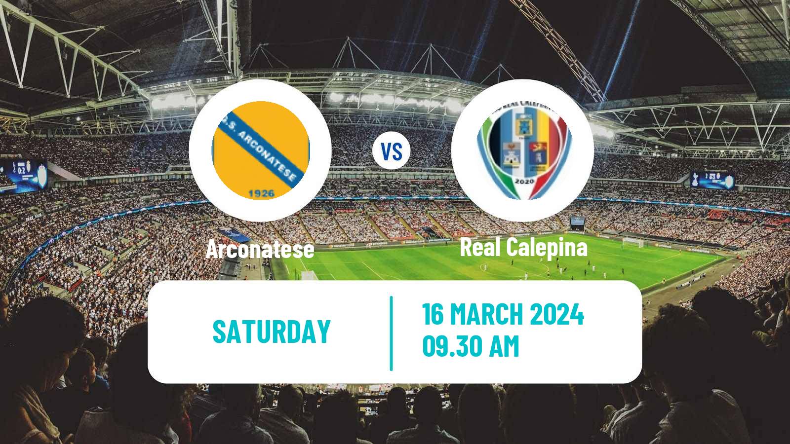 Soccer Italian Serie D - Group B Arconatese - Real Calepina
