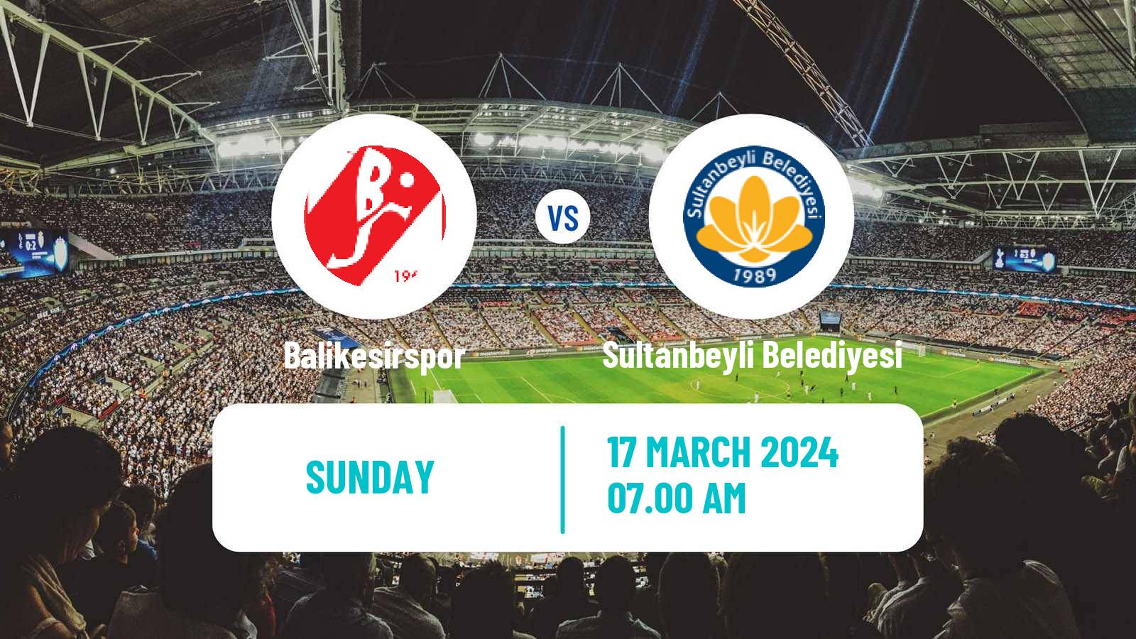 Soccer Turkish 3 Lig Group 4 Balikesirspor - Sultanbeyli Belediyesi