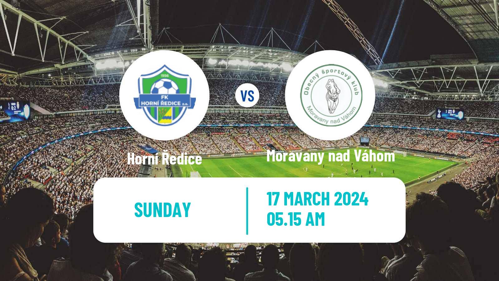 Soccer Czech Pardubicky KP Horní Ředice - Moravany nad Váhom