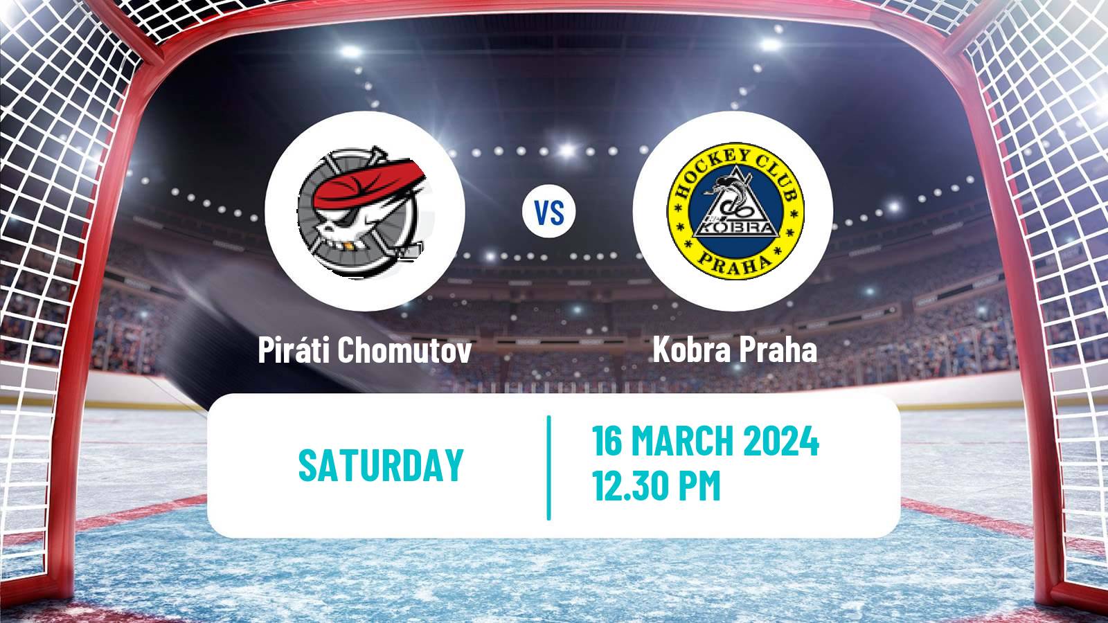 Hockey Czech 2 Liga Hockey East Piráti Chomutov - Kobra Praha