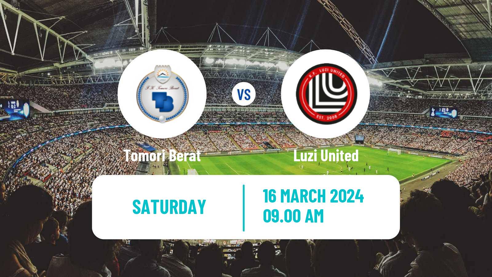 Soccer Albanian First Division Tomori Berat - Luzi United