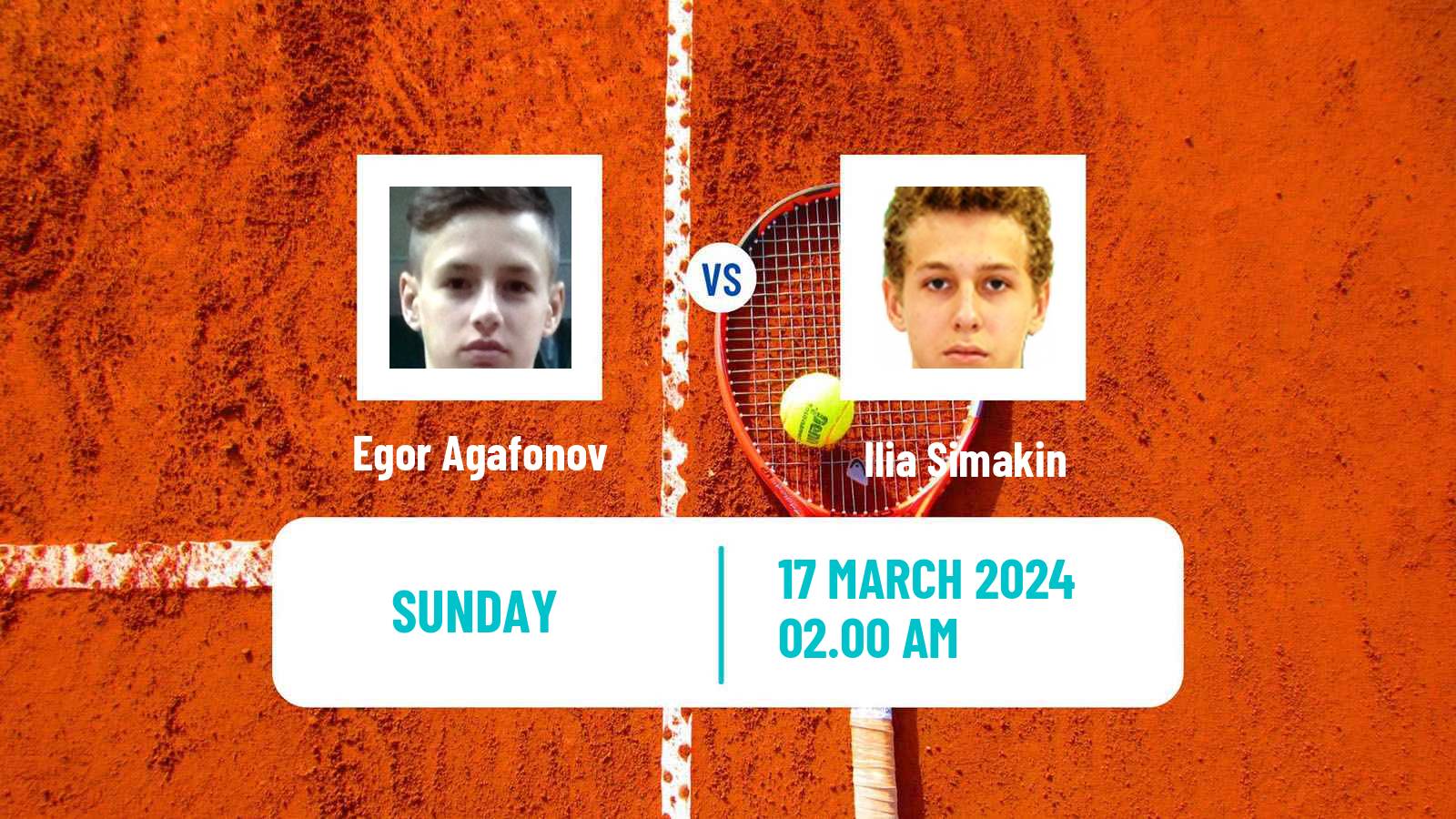 Tennis ITF M15 Aktobe 2 Men Egor Agafonov - Ilia Simakin