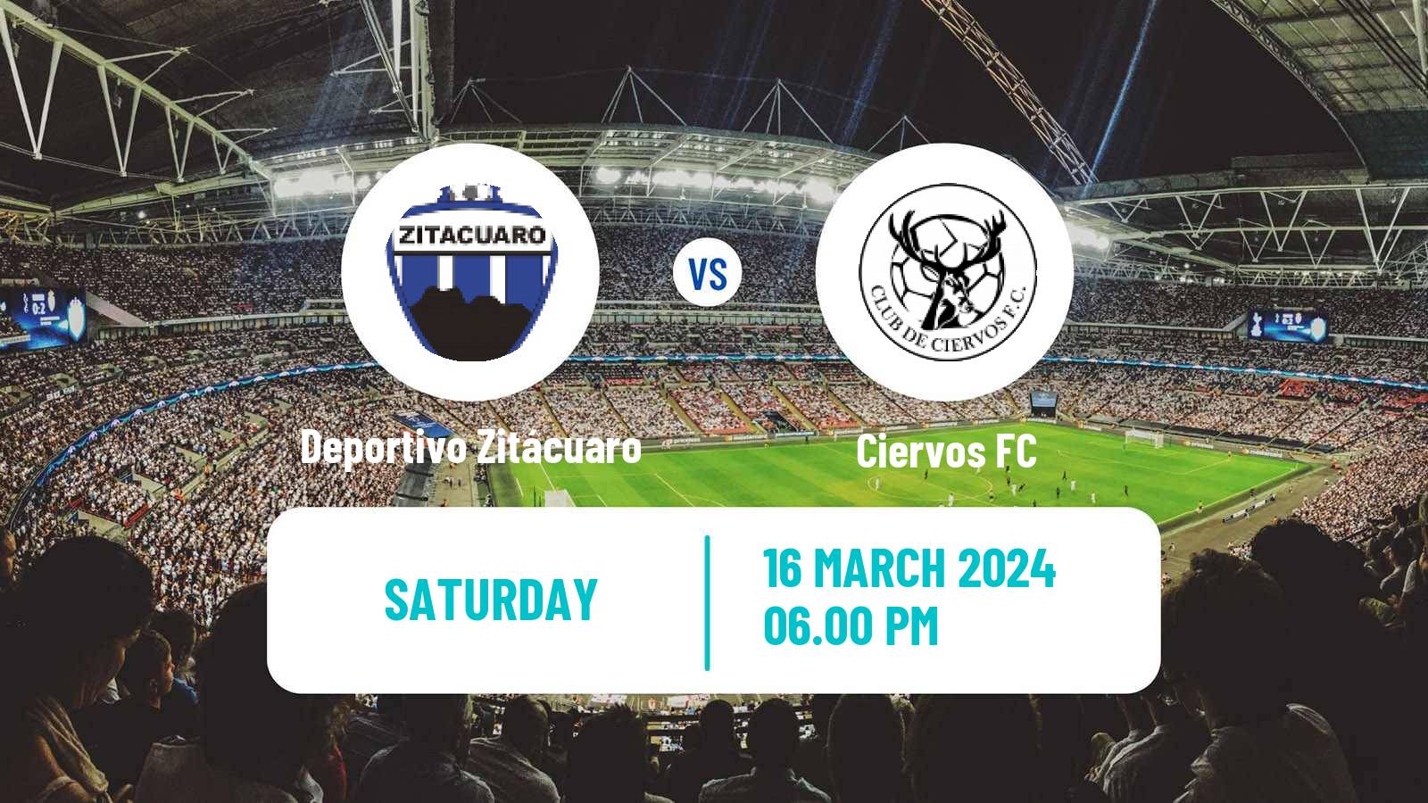 Soccer Mexican Liga Premier Serie B Deportivo Zitácuaro - Ciervos