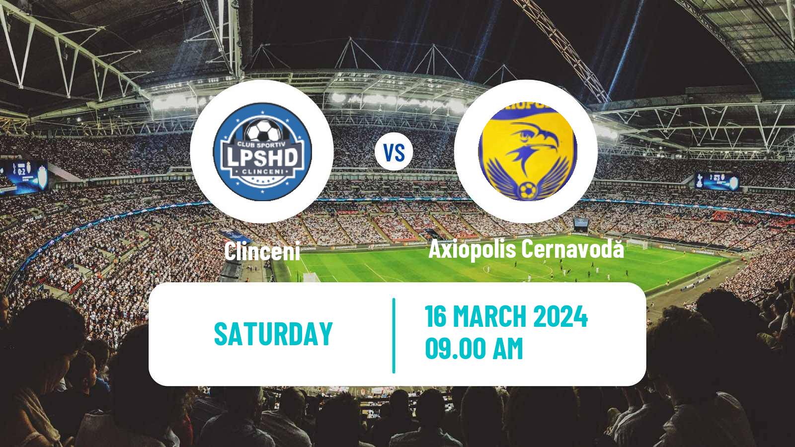 Soccer Romanian Liga 3 - Seria 3 Clinceni - Axiopolis Cernavodă