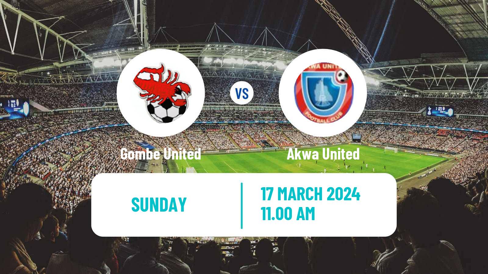 Soccer Nigerian Premier League Gombe United - Akwa United