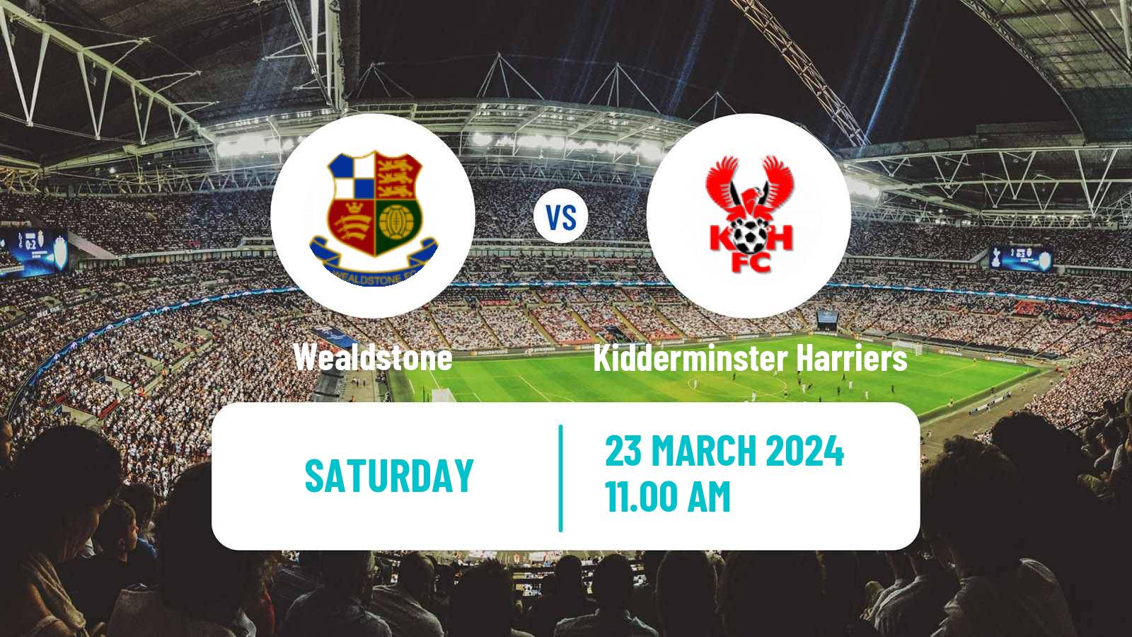 Soccer English National League Wealdstone - Kidderminster Harriers