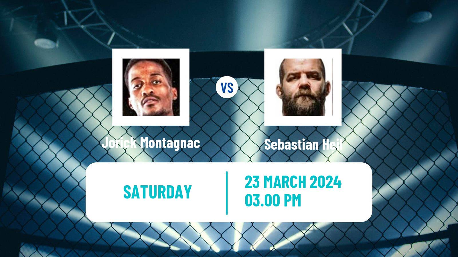 MMA Light Heavyweight Oktagon Men Jorick Montagnac - Sebastian Heil