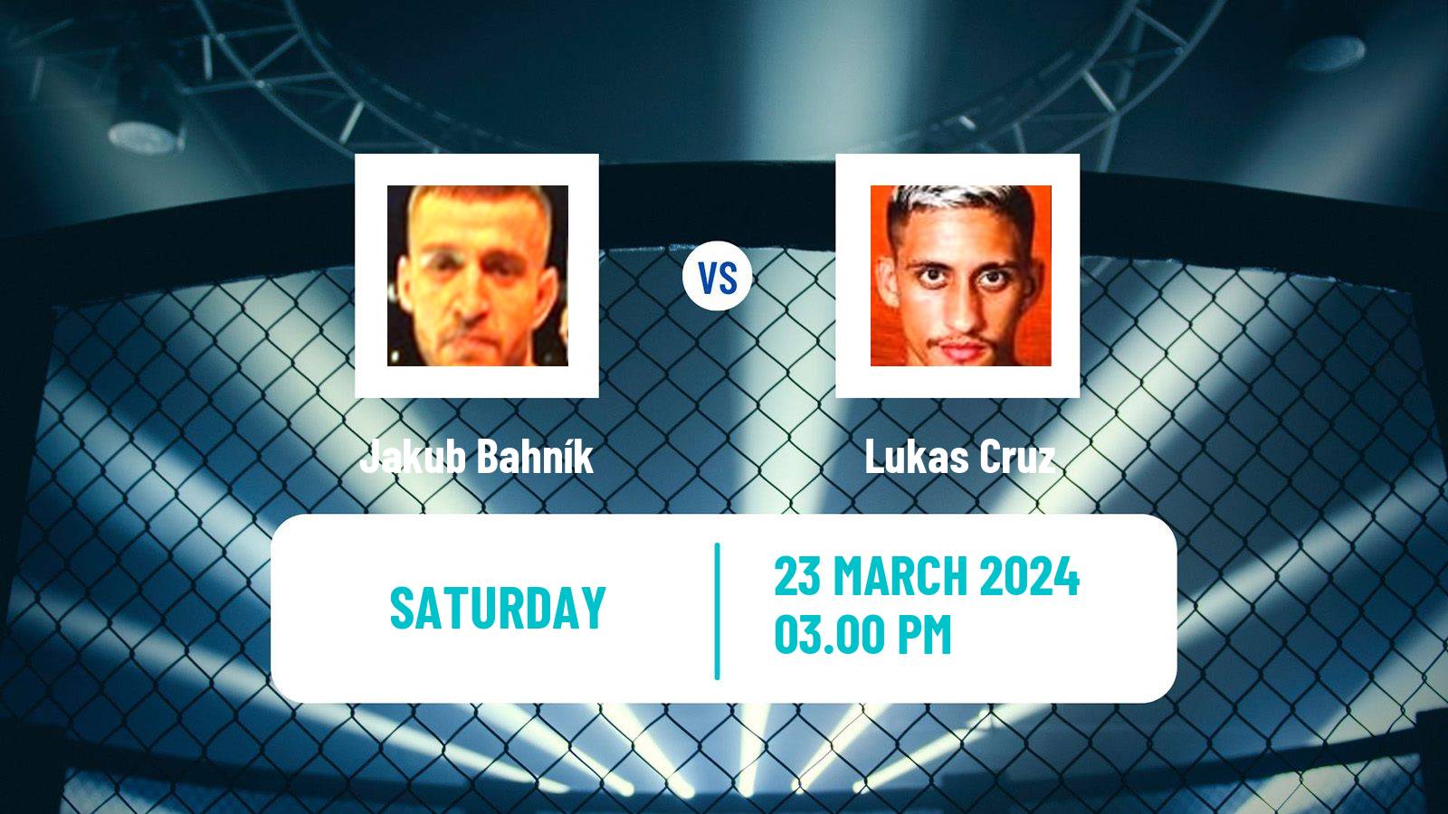 MMA Lightweight Oktagon Men Jakub Bahník - Lukas Cruz