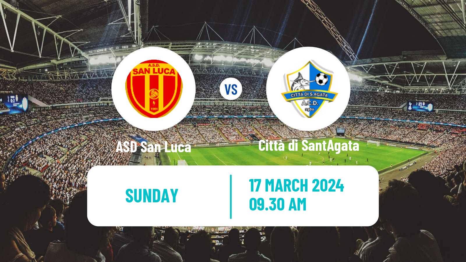 Soccer Italian Serie D - Group I San Luca - Città di SantAgata