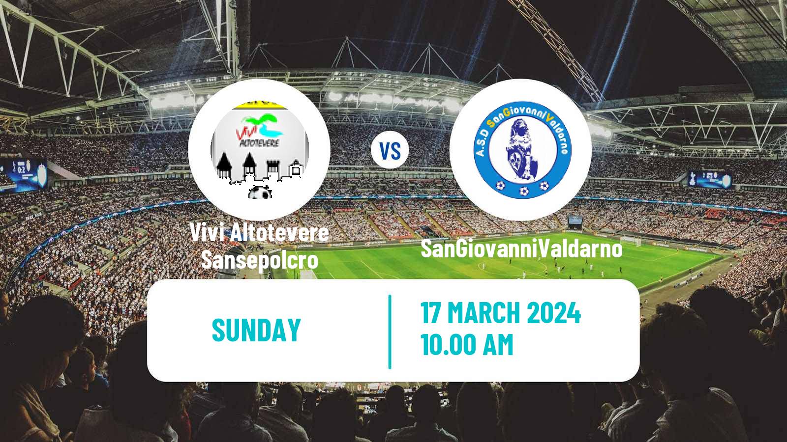 Soccer Italian Serie D - Group E Vivi Altotevere Sansepolcro - SanGiovanniValdarno