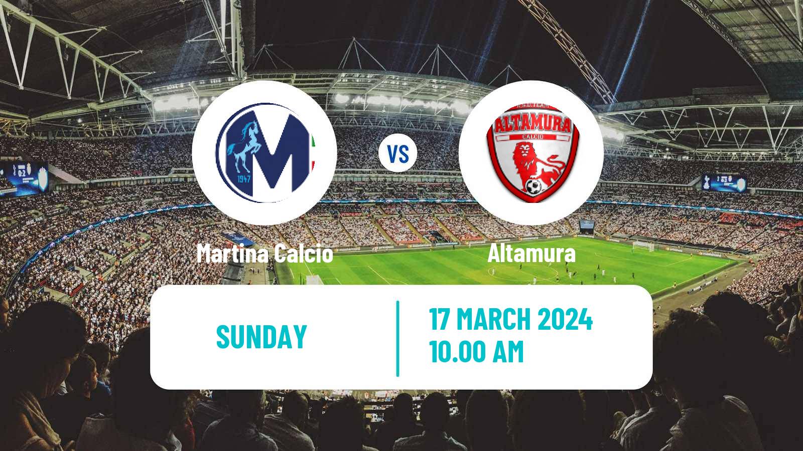 Soccer Italian Serie D - Group H Martina Calcio - Altamura