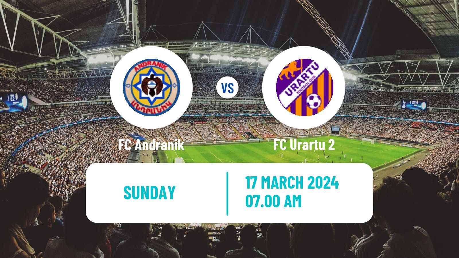 Soccer Armenian First League Andranik - Urartu 2