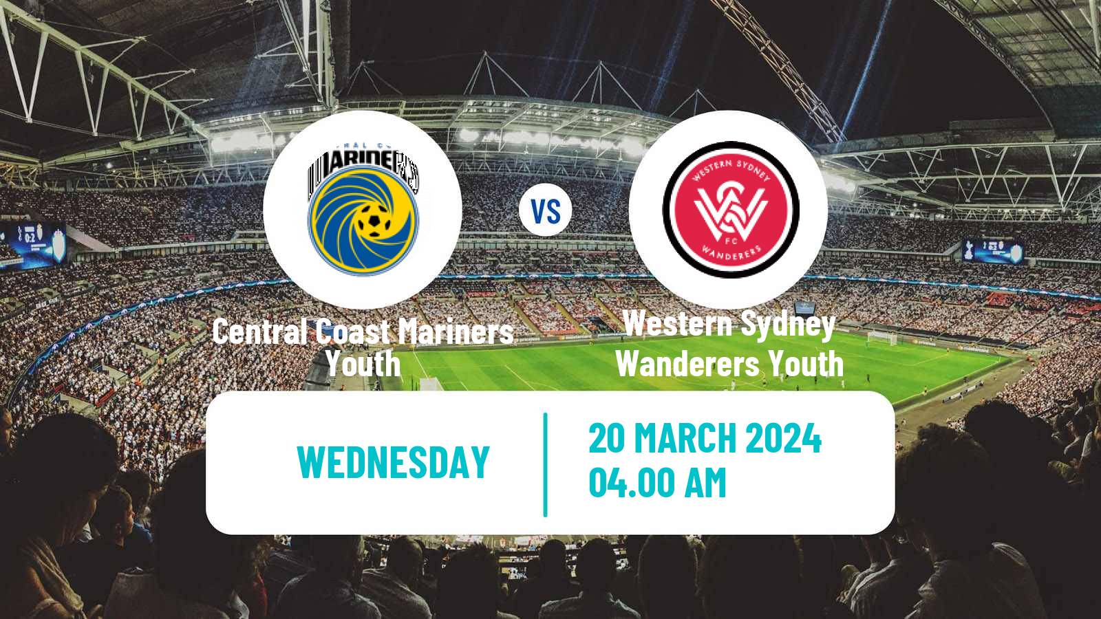 Football Australian NPL NSW Central Coast Mariners Youth - Western Sydney Wanderers Youth