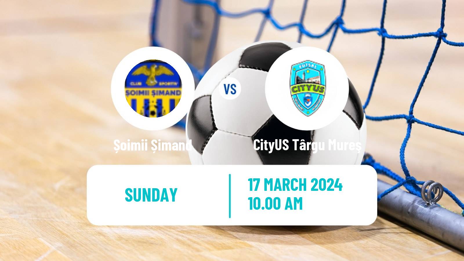 Futsal Romanian Liga I Futsal Șoimii Șimand - Târgu Mureş
