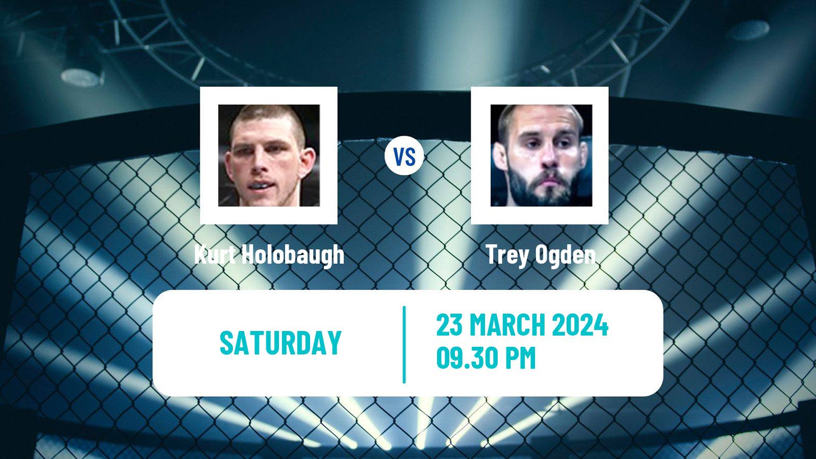 MMA Lightweight UFC Men Kurt Holobaugh - Trey Ogden