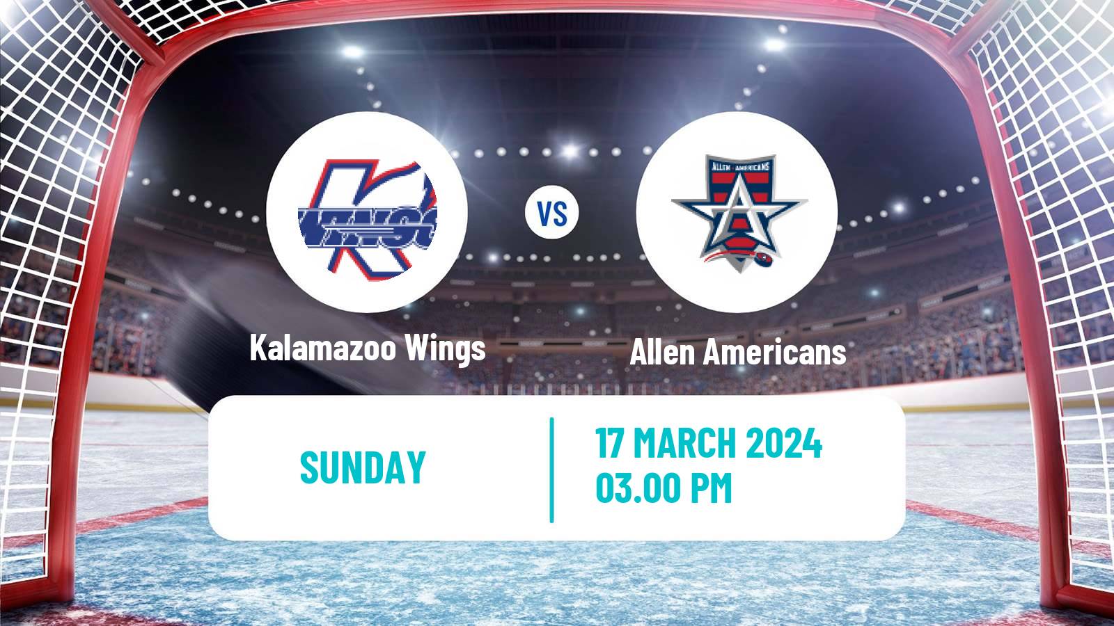 Hockey ECHL Kalamazoo Wings - Allen Americans