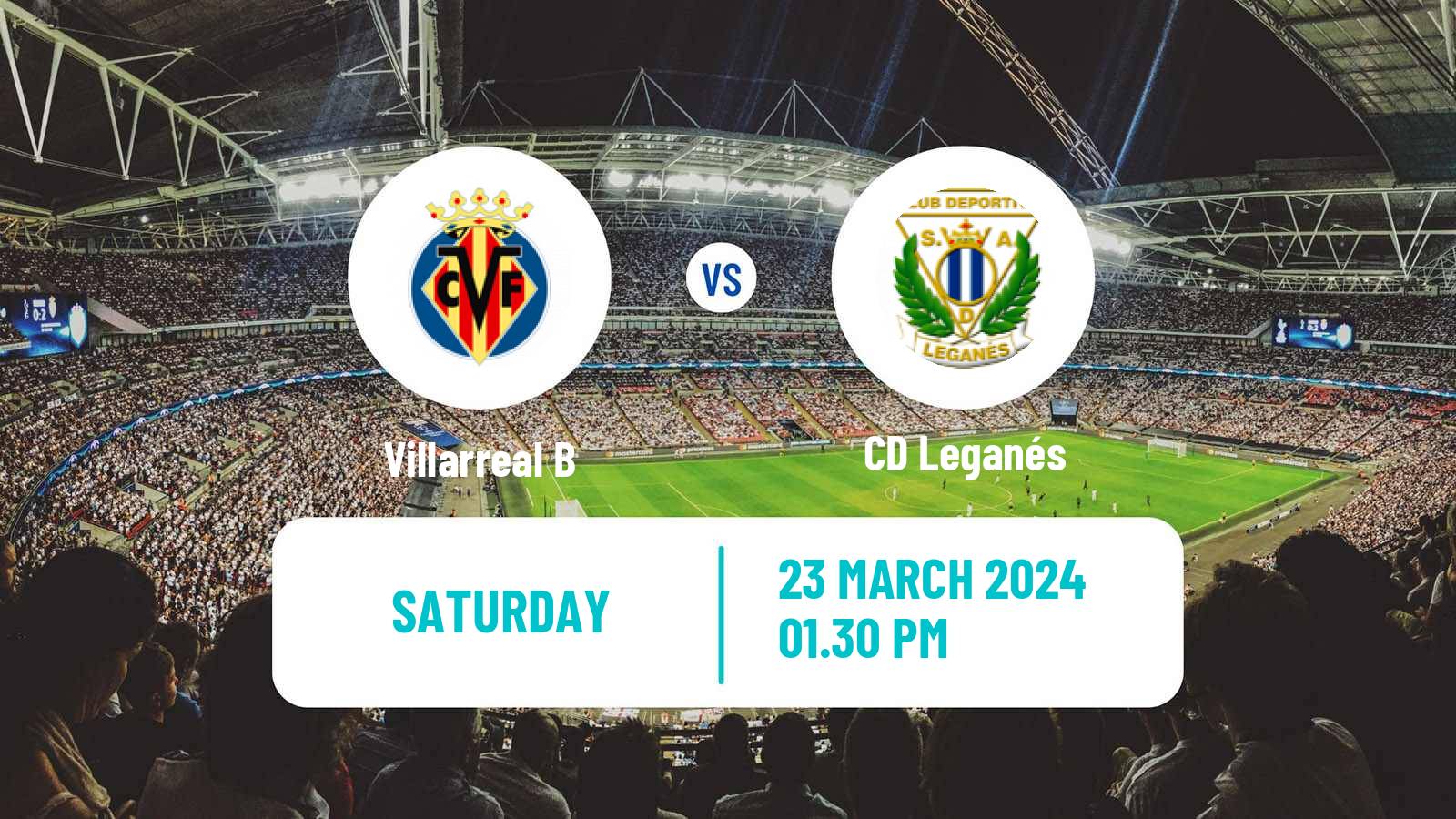 Soccer Spanish LaLiga2 Villarreal B - Leganés