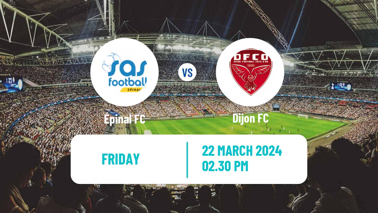 Soccer French National League Épinal - Dijon