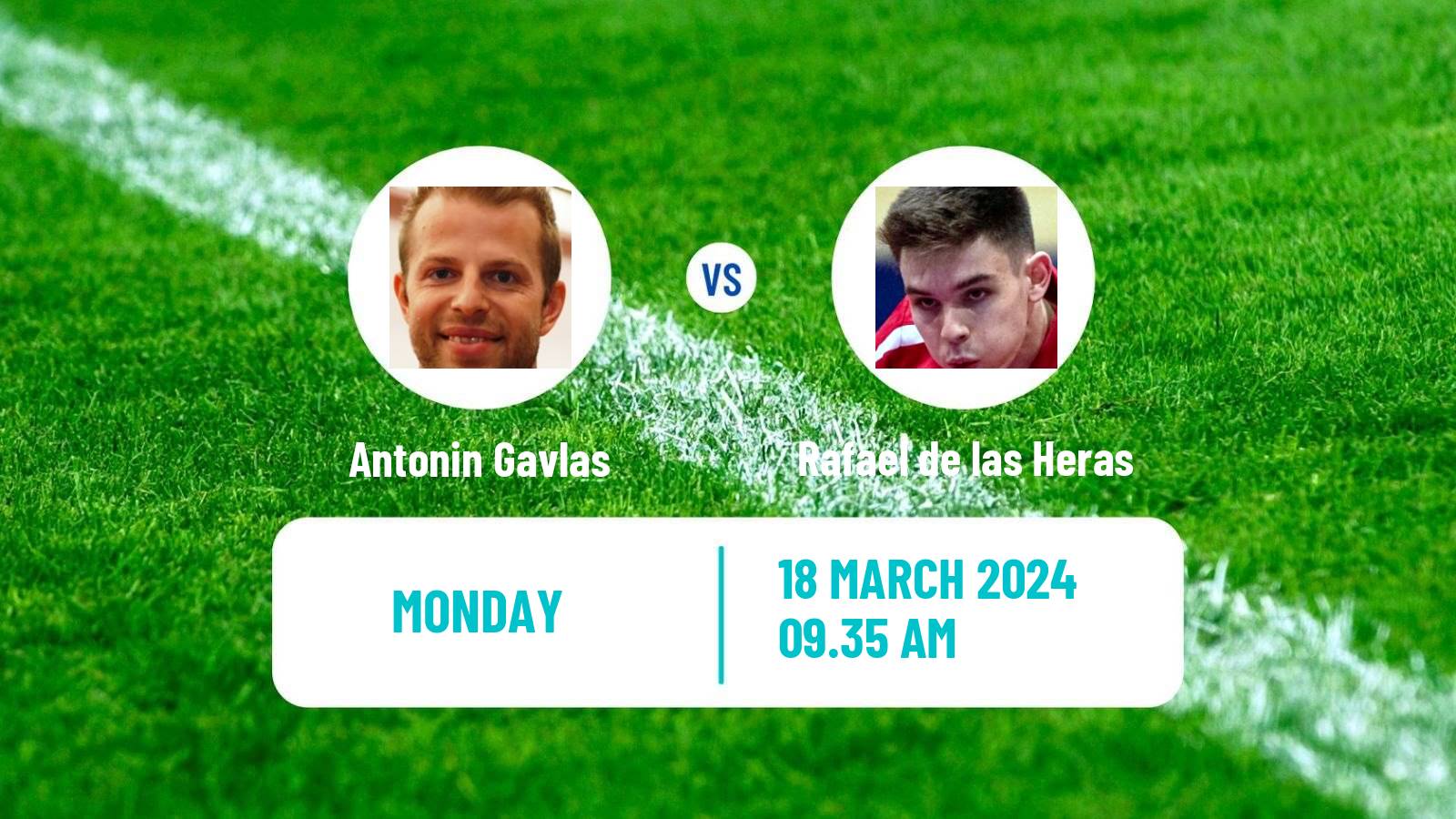 Table tennis Tt Star Series Men Antonin Gavlas - Rafael de las Heras