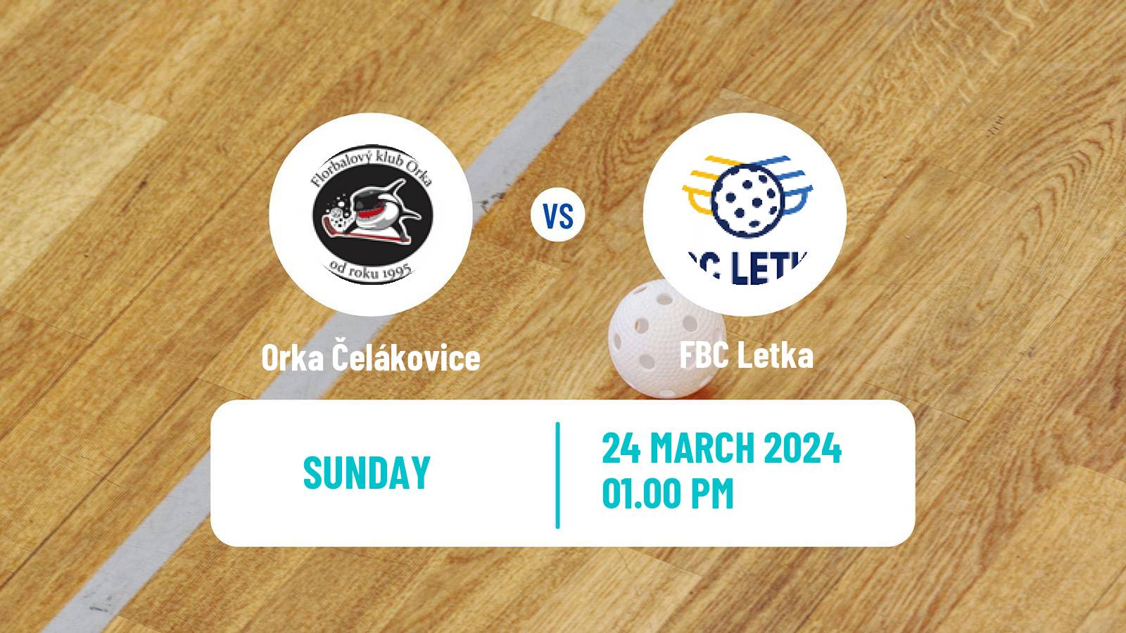 Floorball Czech 1 Liga Floorball Orka Stará Boleslav - Letka