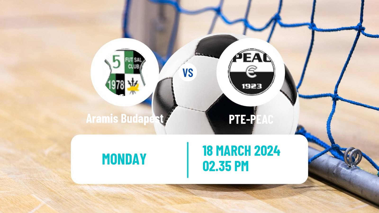 Futsal Hungarian NB I Futsal Aramis Budapest - PTE-PEAC