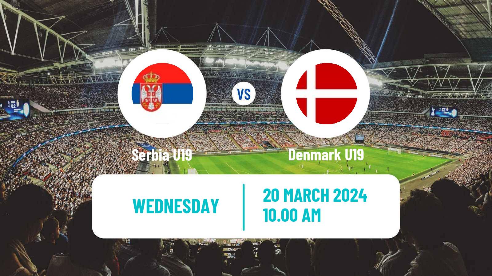 Soccer UEFA Euro U19 Serbia U19 - Denmark U19