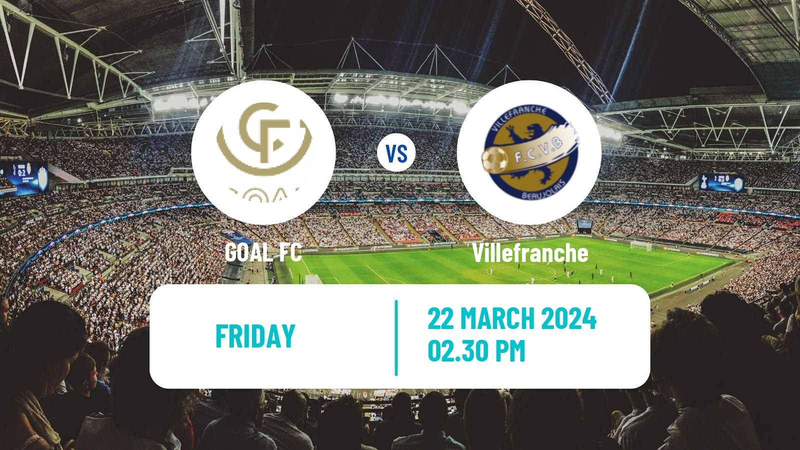 Soccer French National League GOAL FC - Villefranche