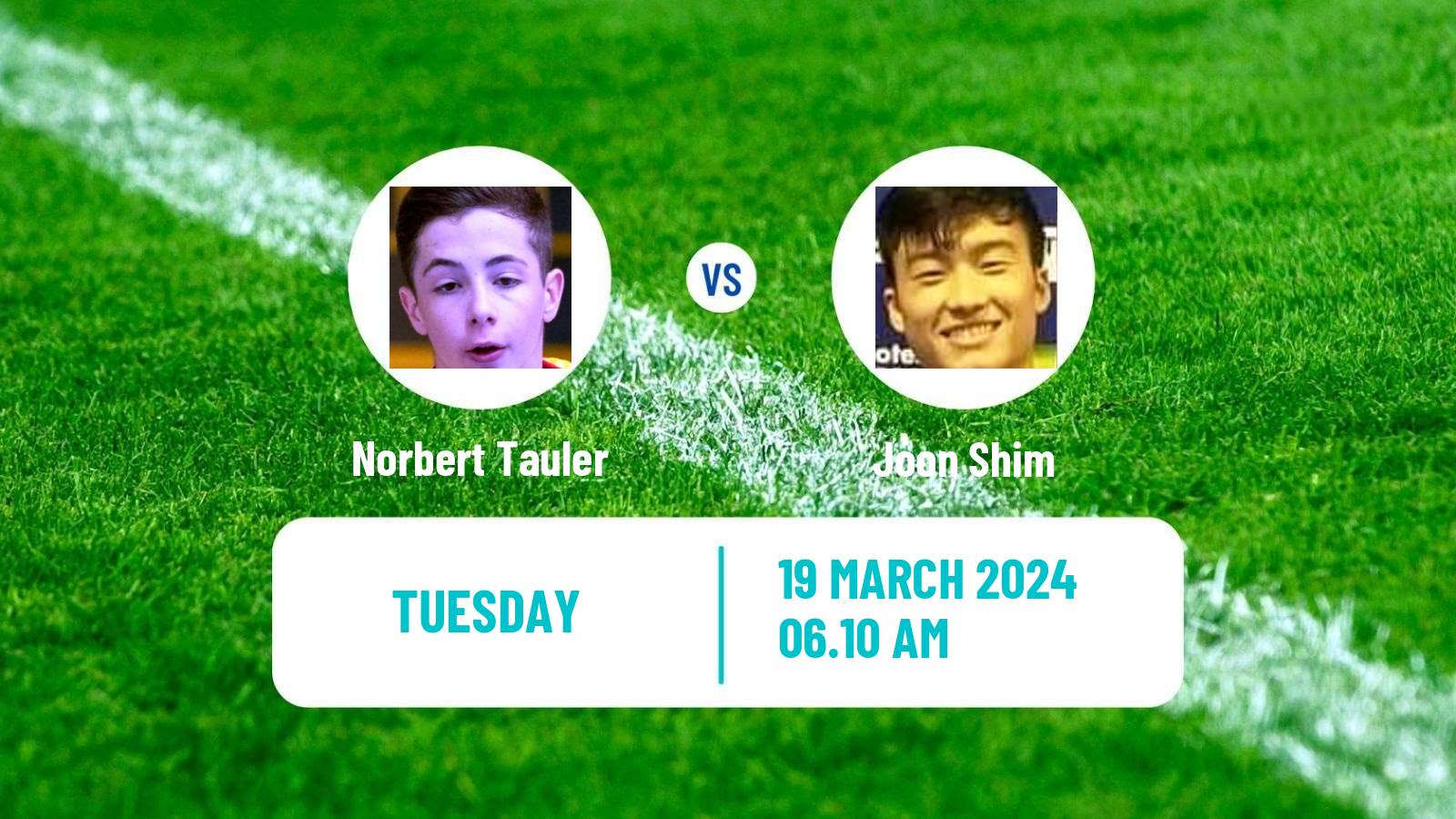 Table tennis Challenger Series Men Norbert Tauler - Joon Shim