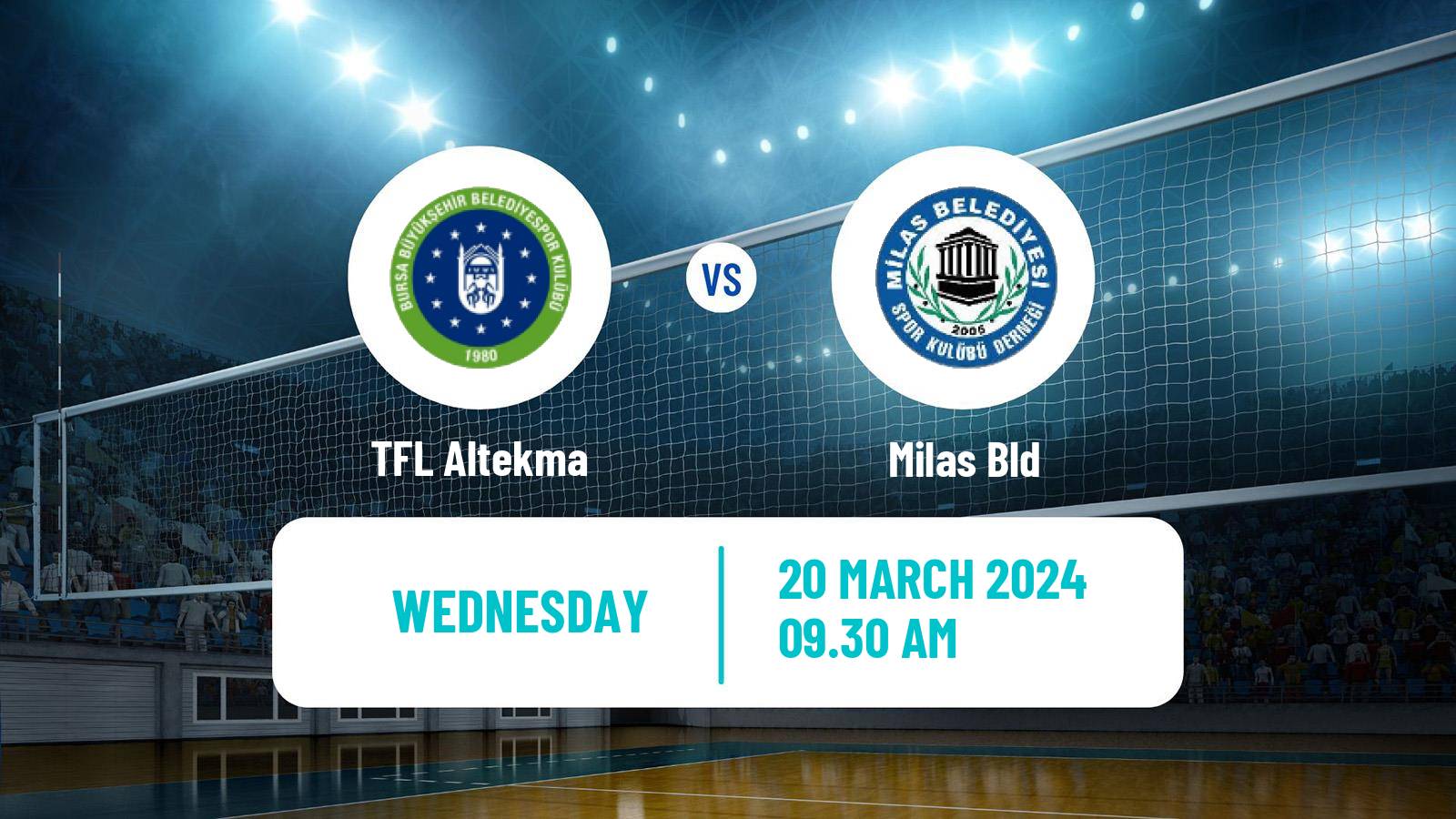 Volleyball Turkish 1 Ligi Volleyball TFL Altekma - Milas Bld