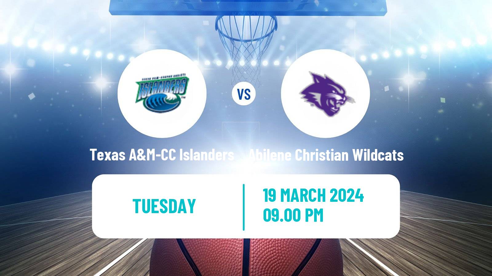 Basketball CIT Texas A&M-CC Islanders - Abilene Christian Wildcats