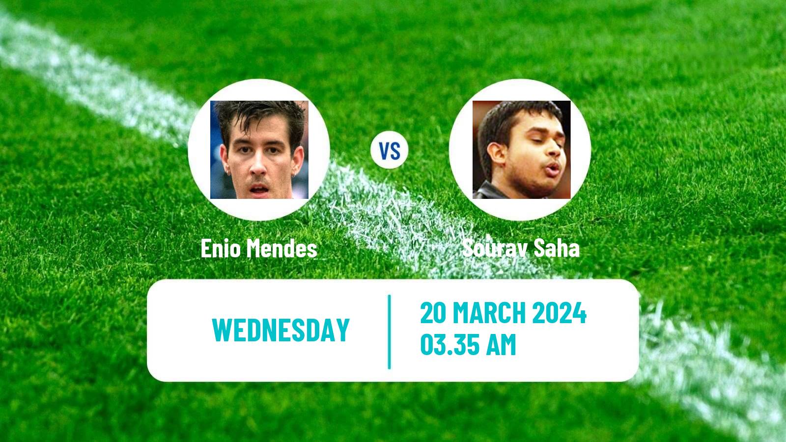 Table tennis Tt Star Series Men Enio Mendes - Sourav Saha