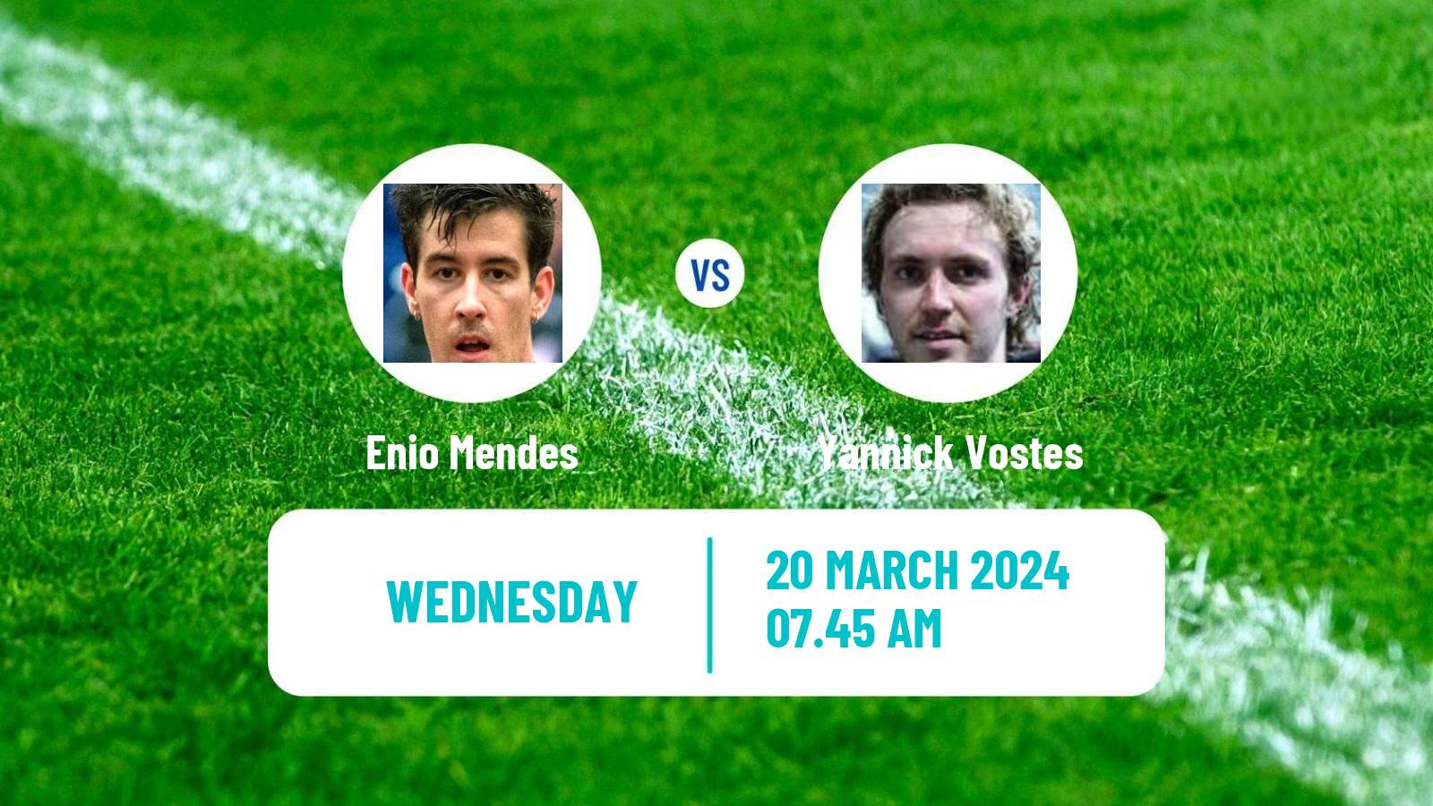 Table tennis Tt Star Series Men Enio Mendes - Yannick Vostes
