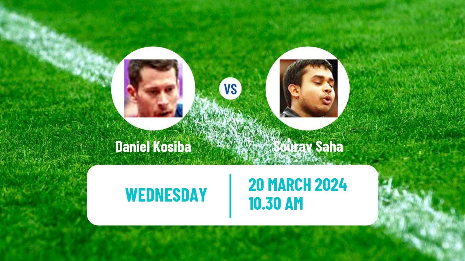 Table tennis Tt Star Series Men Daniel Kosiba - Sourav Saha