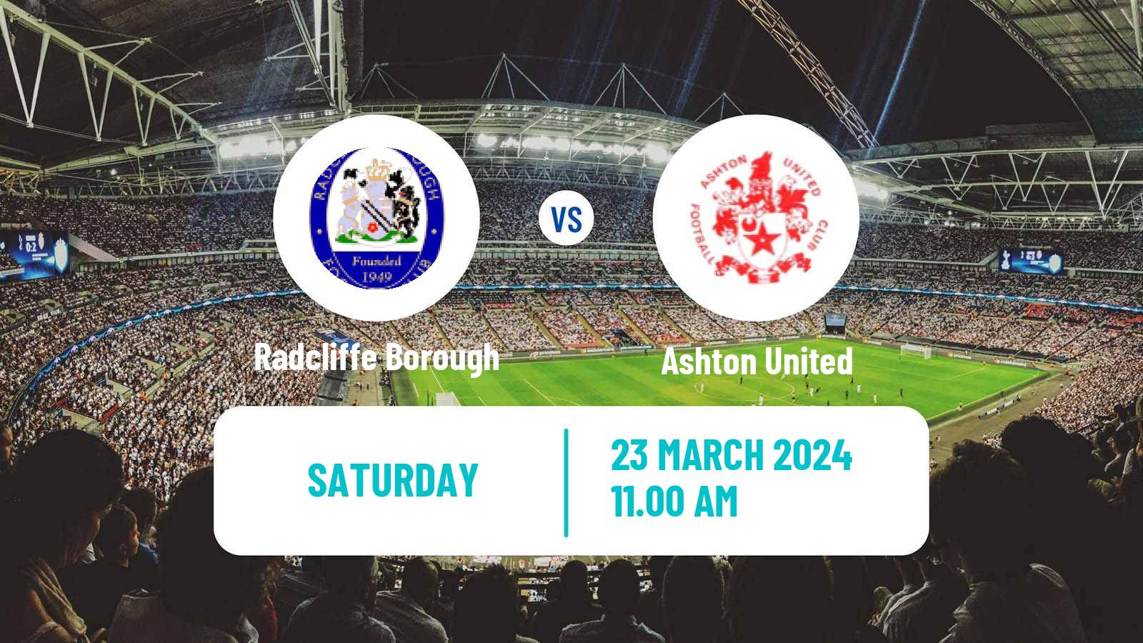 Soccer English NPL Premier Division Radcliffe - Ashton United