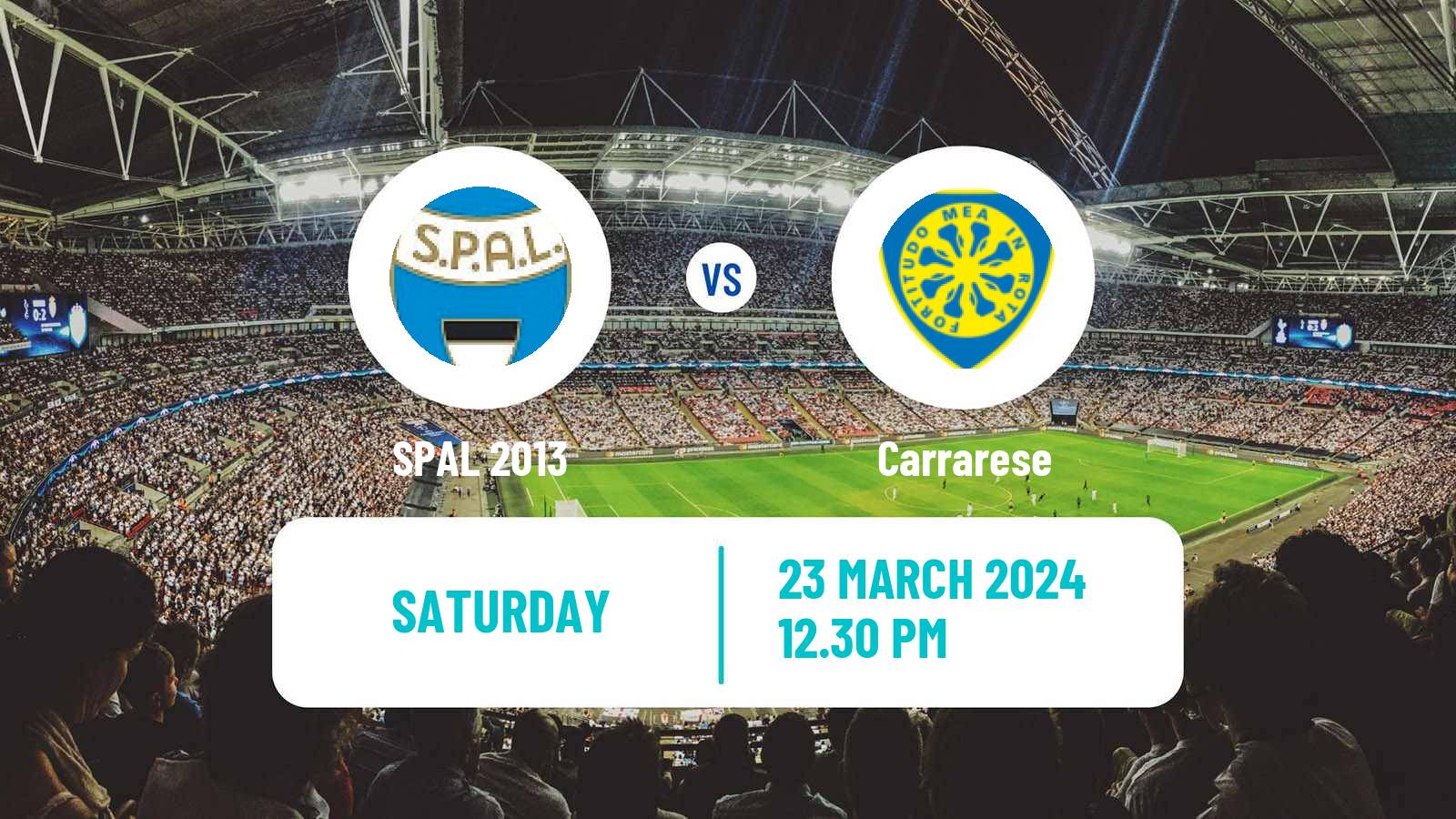Soccer Italian Serie C Group B SPAL - Carrarese