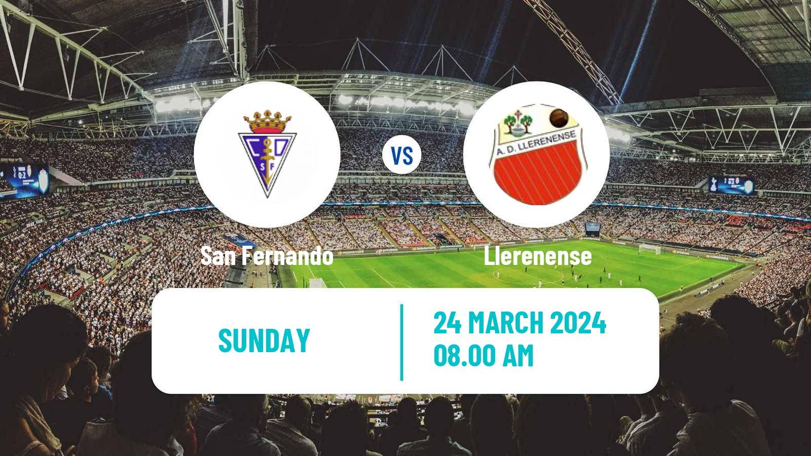 Soccer Spanish Segunda RFEF - Group 5 San Fernando - Llerenense