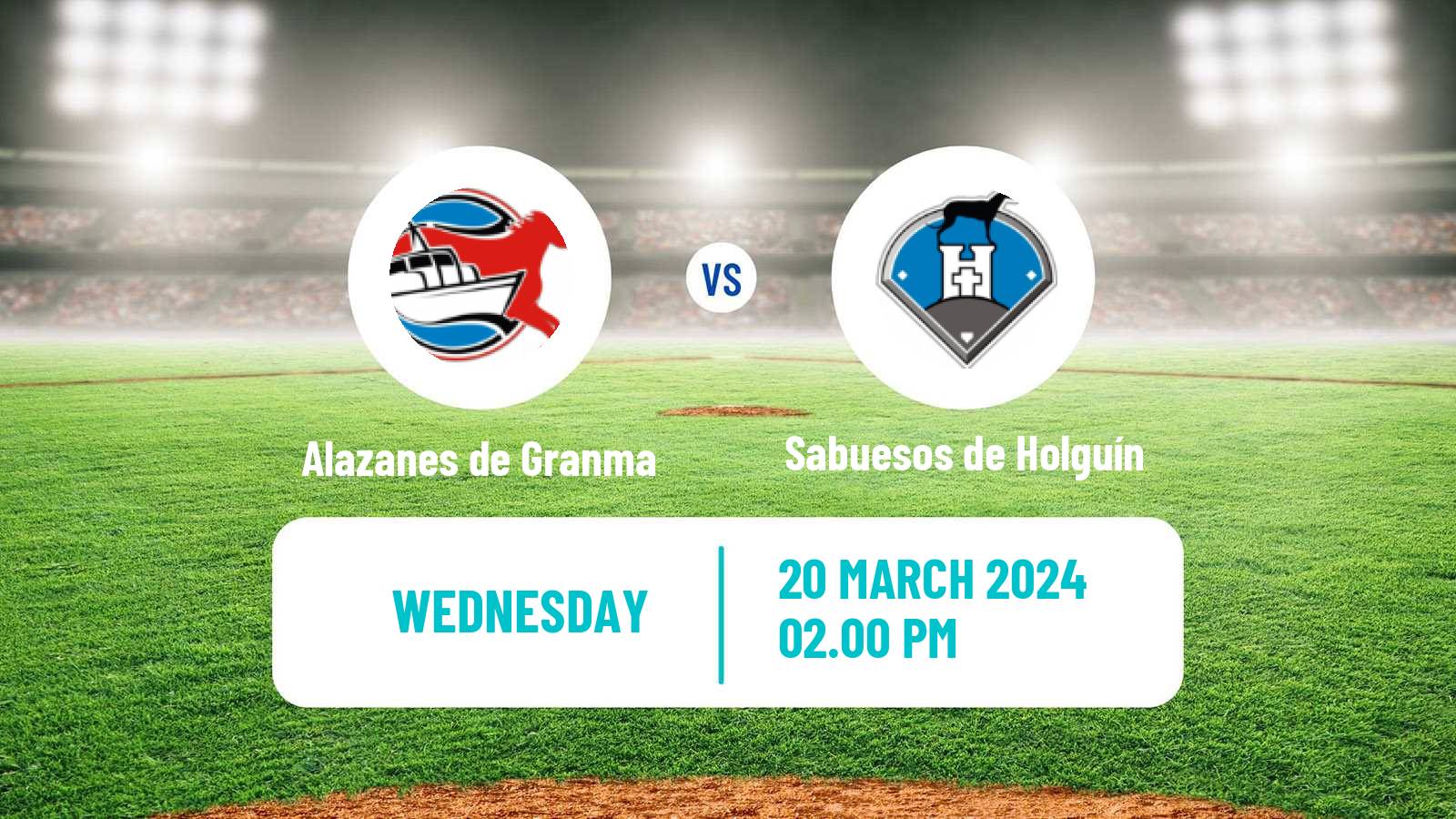 Baseball Cuba Serie Nacional Baseball Alazanes de Granma - Sabuesos de Holguín