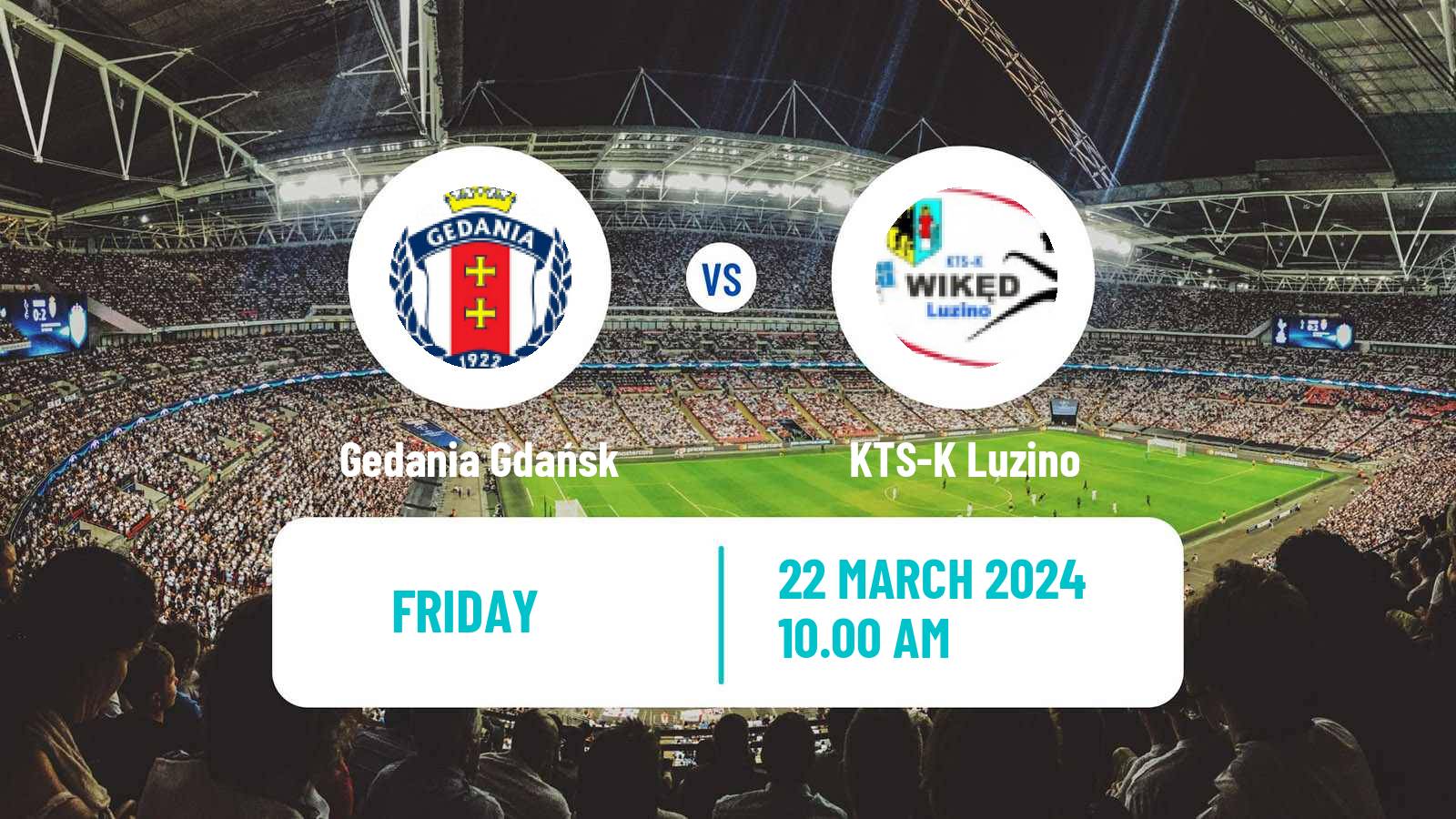 Soccer Polish Division 3 - Group II Gedania Gdańsk - Luzino