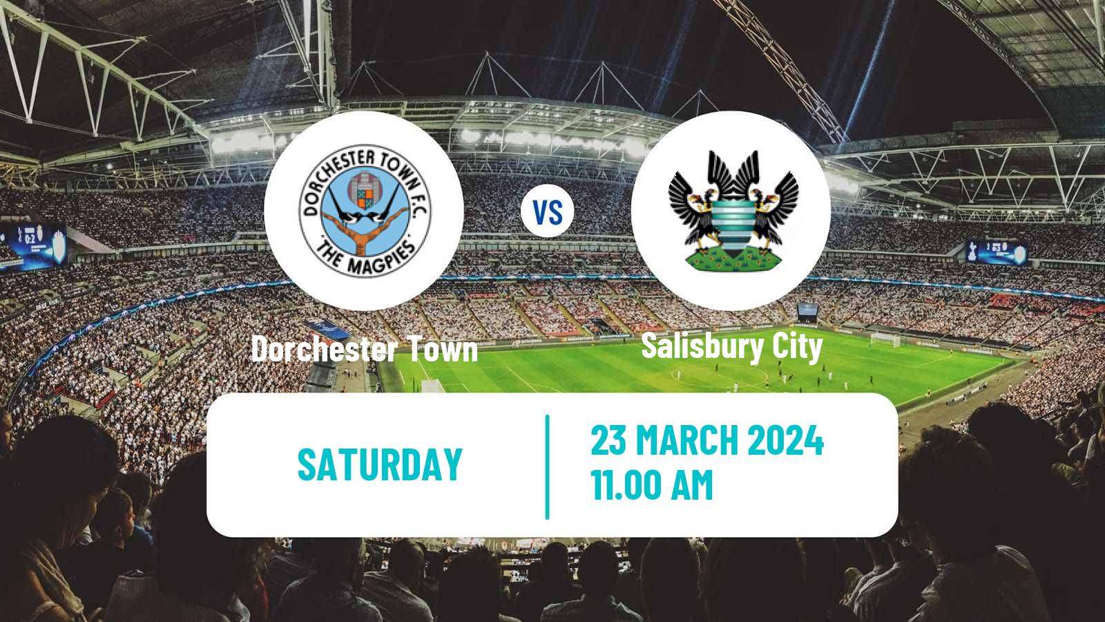 Soccer English Southern League South Division Dorchester Town - Salisbury