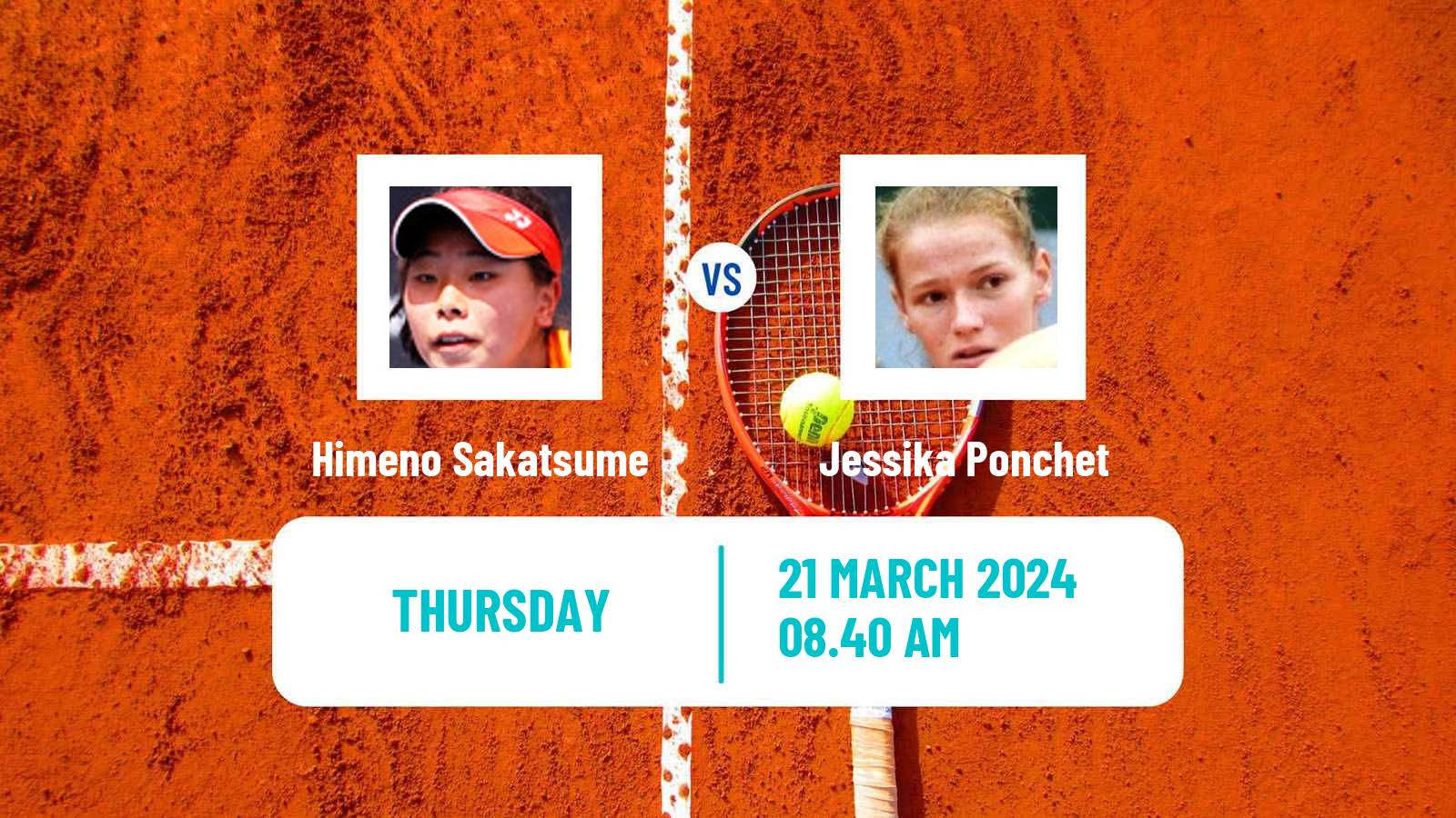Tennis ITF W75 MarIBOr Women Himeno Sakatsume - Jessika Ponchet