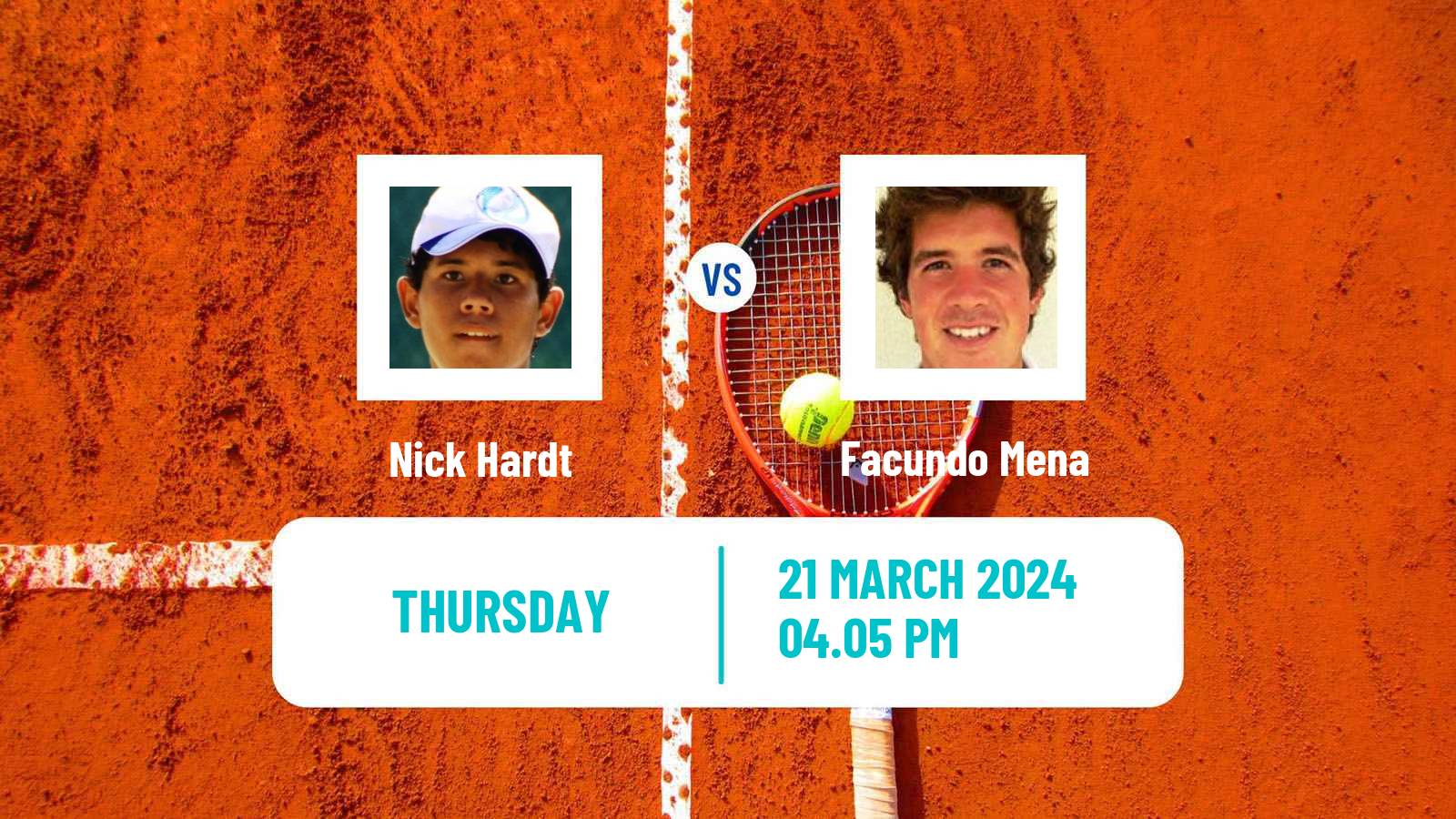 Tennis Merida Challenger Men Nick Hardt - Facundo Mena