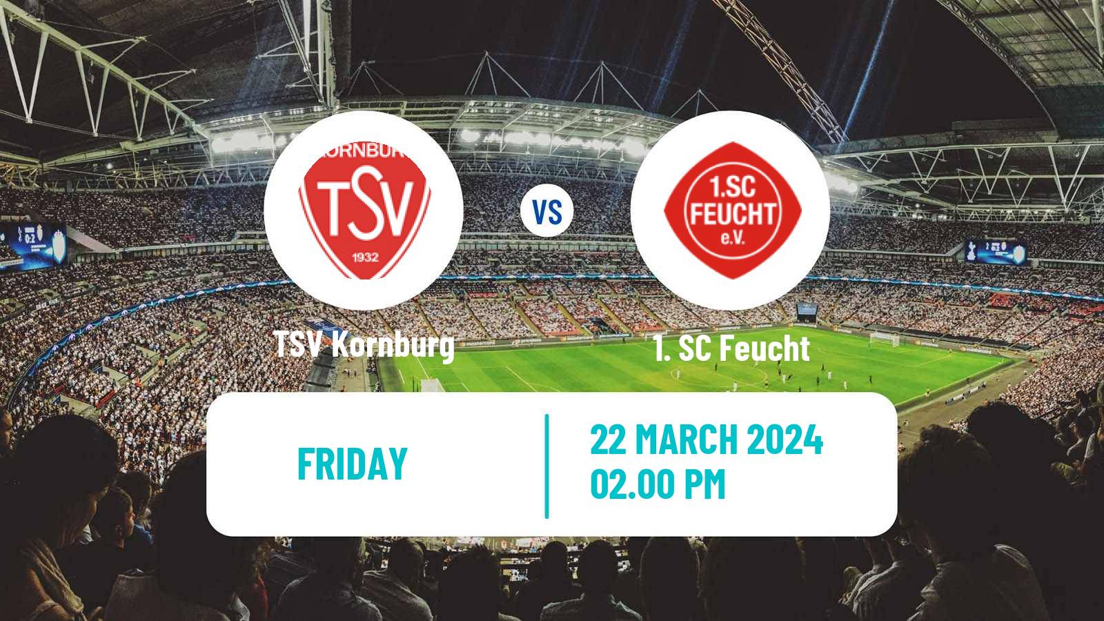 Soccer German Oberliga Bayern Nord Kornburg - Feucht